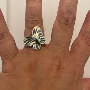 James Avery Silver Butterfly Ring